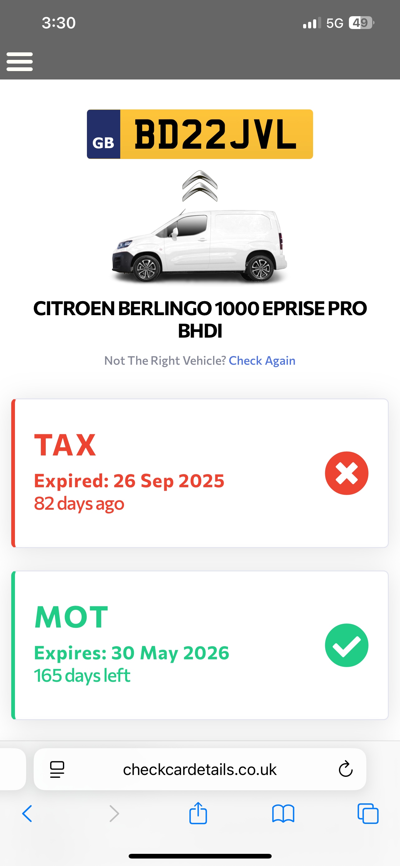 Used Citroen Berlingo 2022 for sale - 76971142: Photo 10