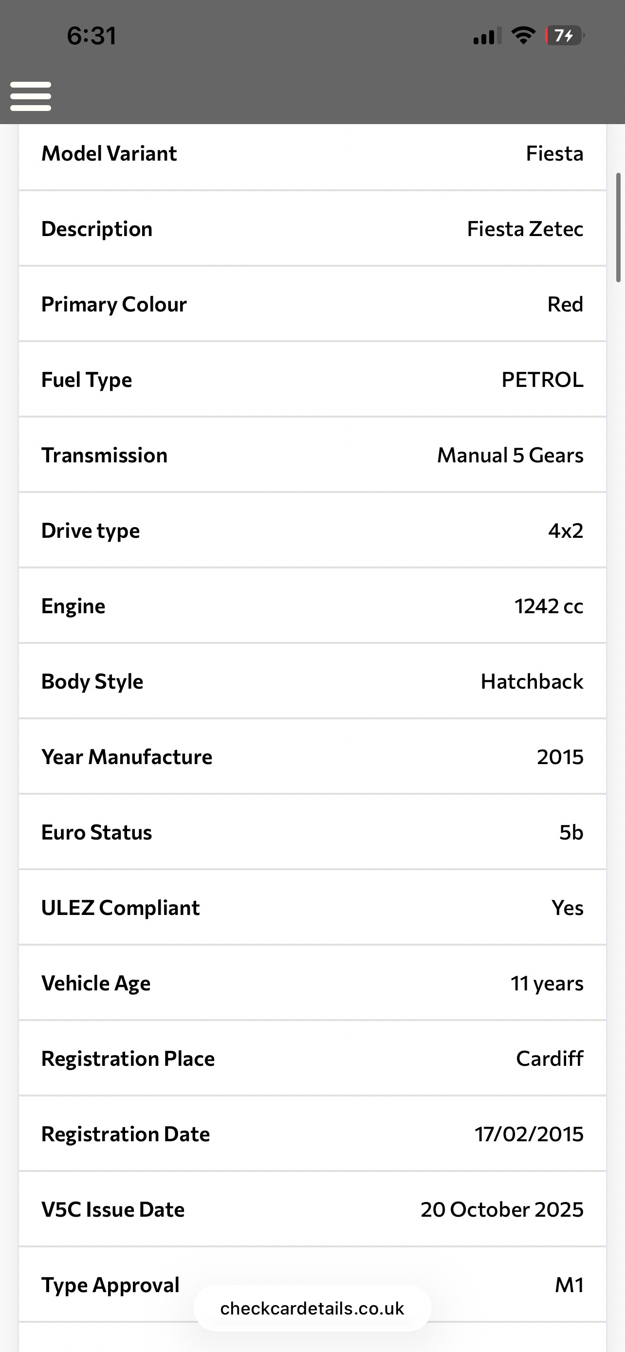 Used Ford Fiesta 2015 for sale - 77682270: Photo 11