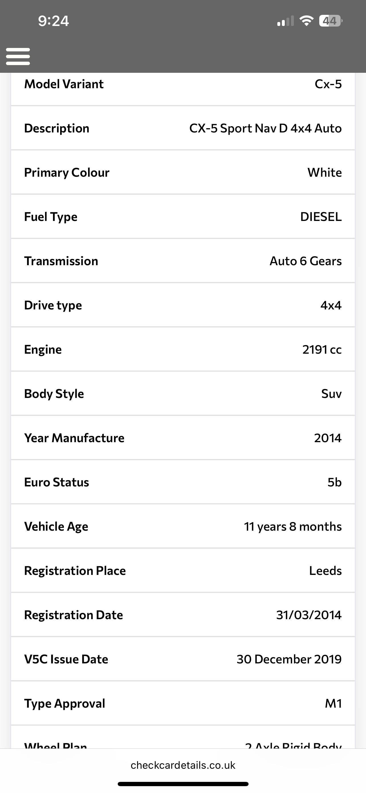 Used Mazda CX-5 2014 for sale - 76483244: Photo 5