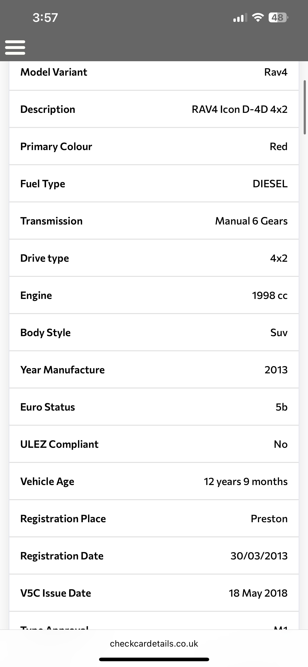 Used Toyota RAV4 2013 for sale - 77071748: Photo 12
