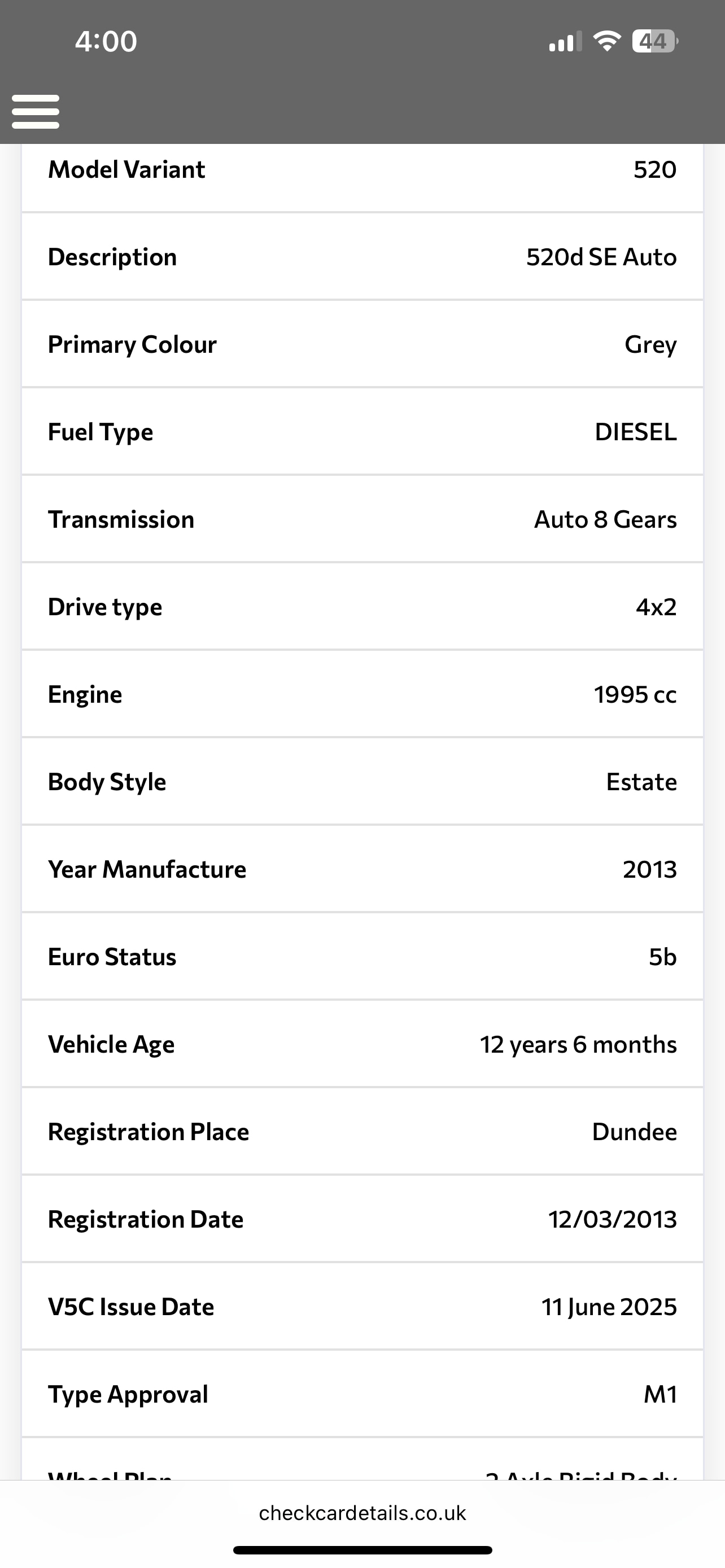 Vehicle 11