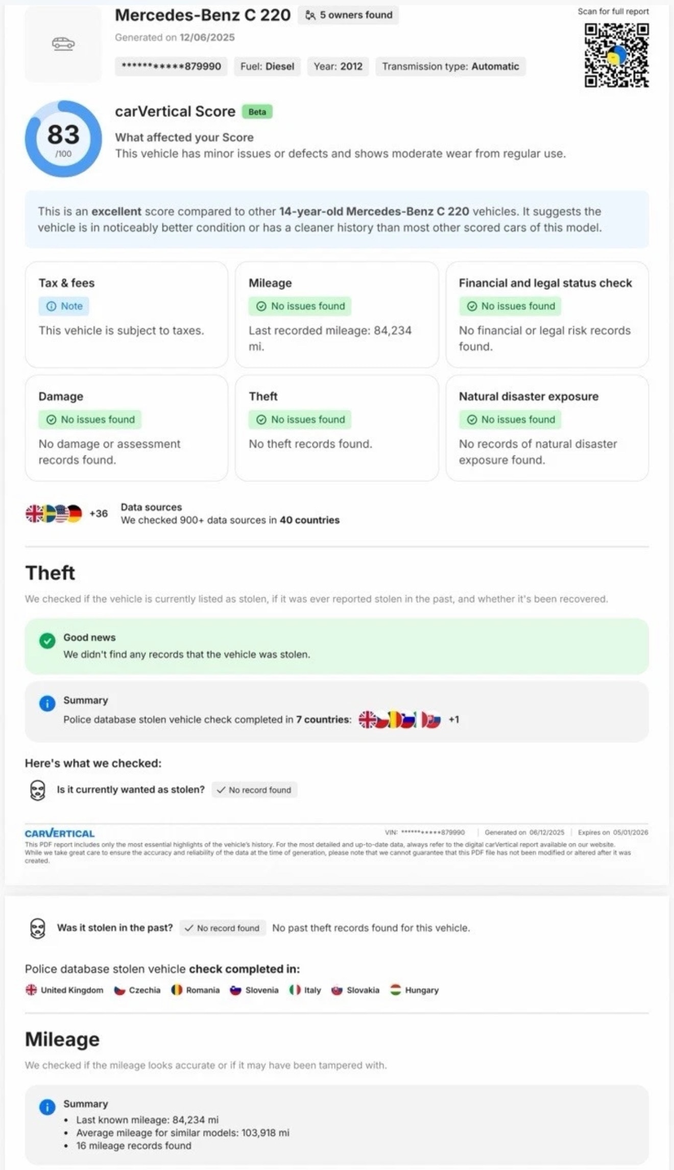 Used Mercedes-Benz C Class 2012 for sale - 76853956: Photo 8