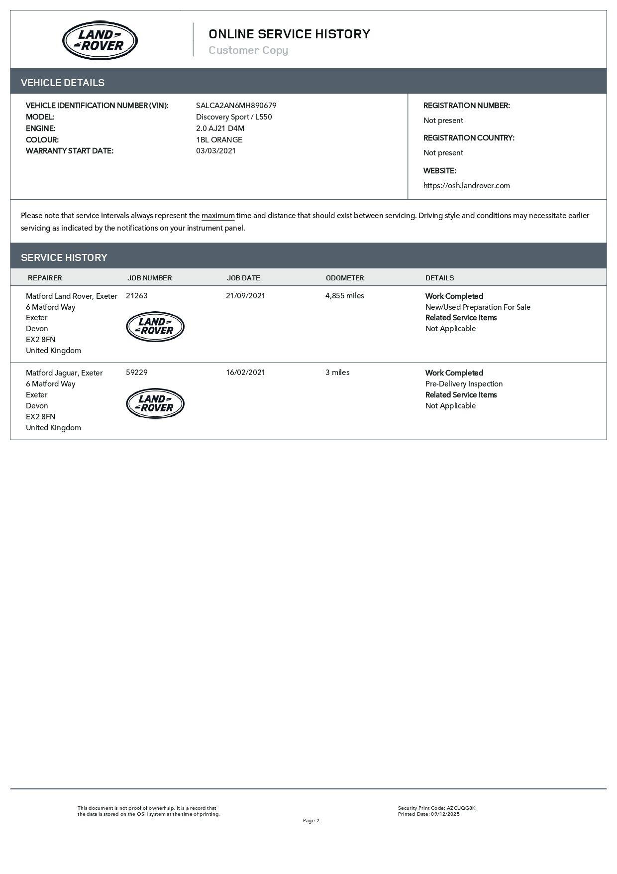 Used Land Rover Discovery Sport 2021 for sale - 76887269: Photo 5