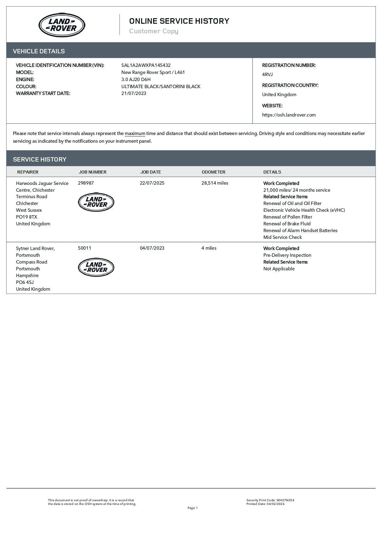 Used Land Rover Range Rover Sport 2023 for sale - 77439882: Photo 4