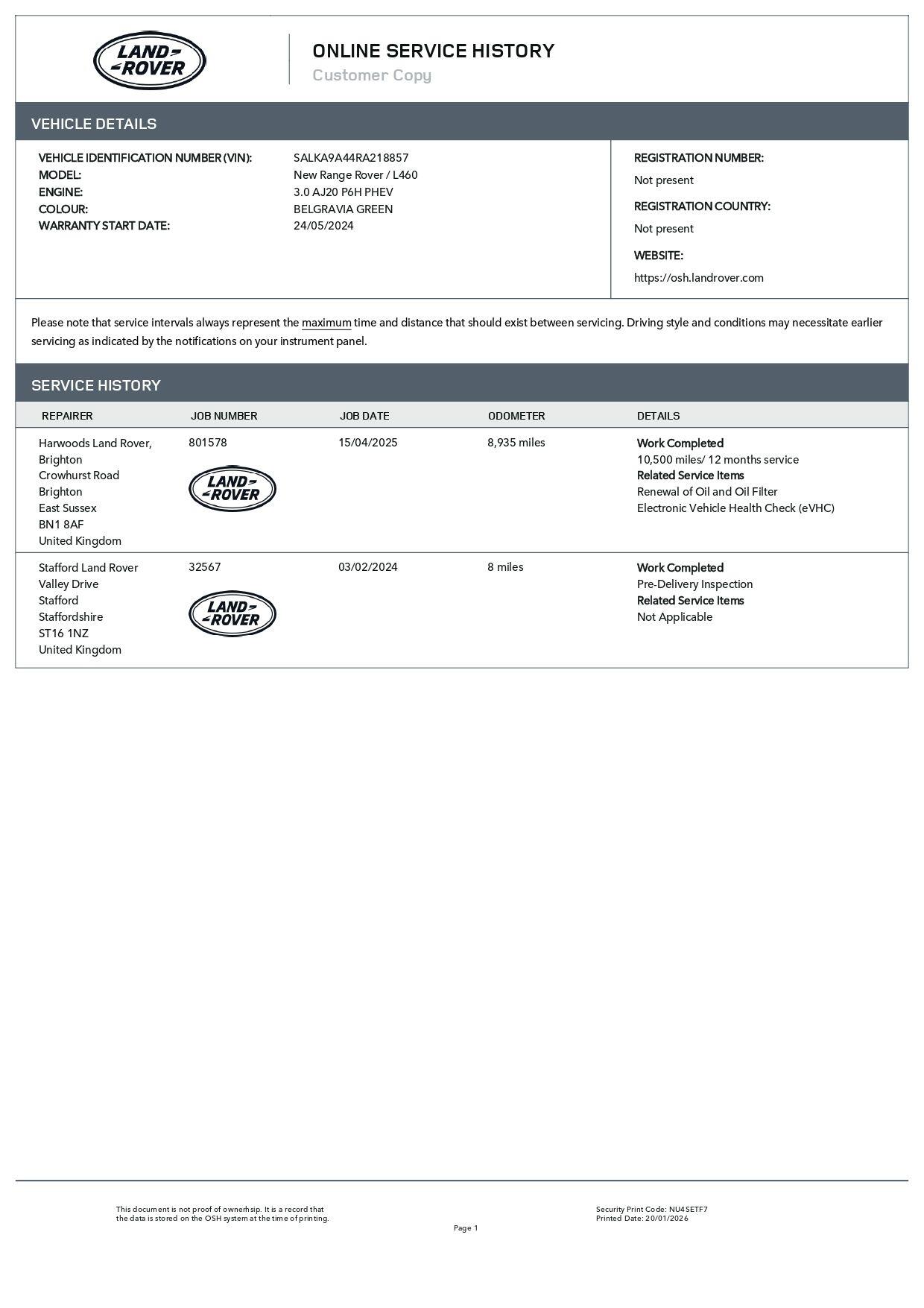 Used Land Rover Range Rover 2024 for sale - 77305701: Photo 4