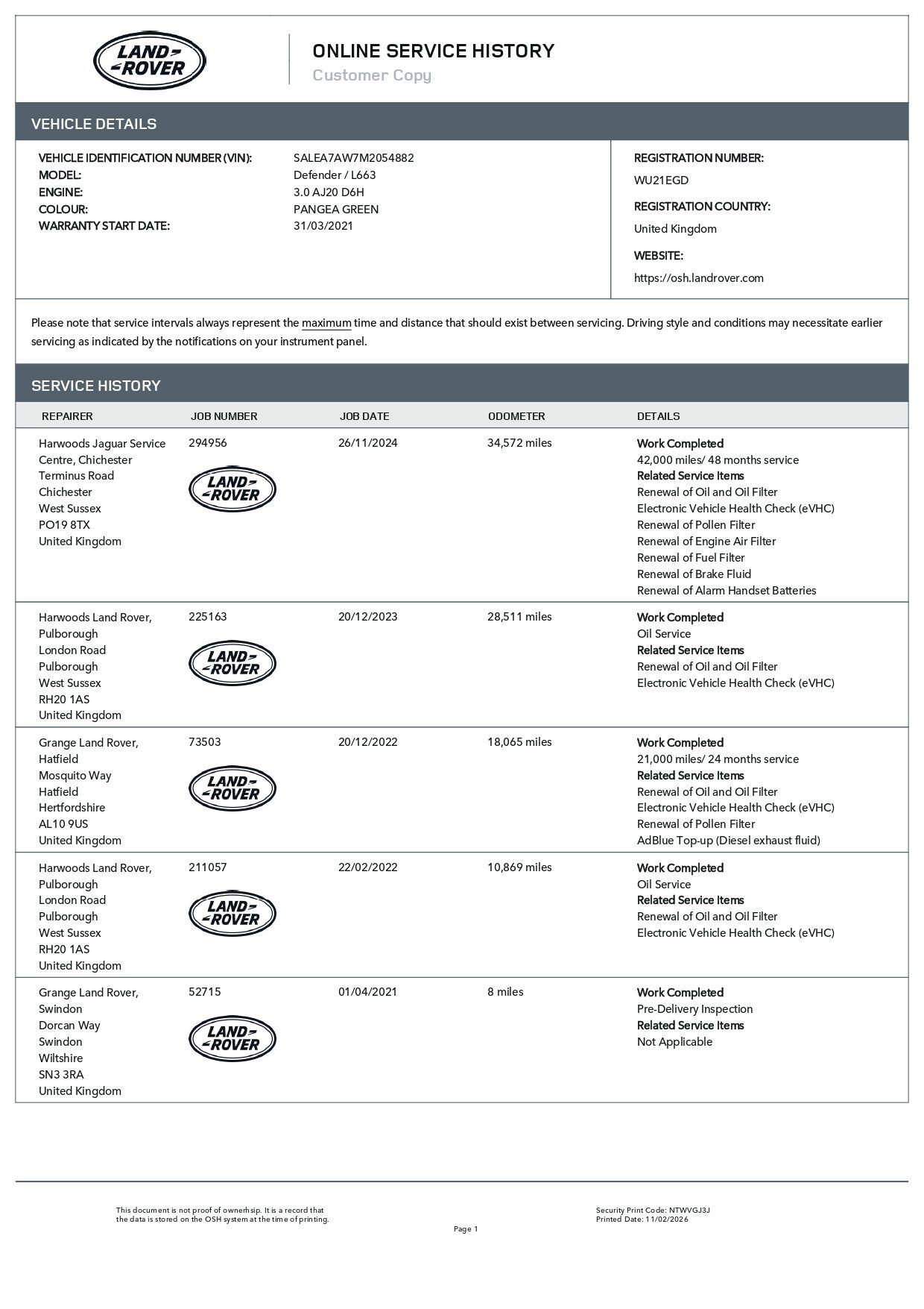 Used Land Rover Defender 2021 for sale - 77524110: Photo 4