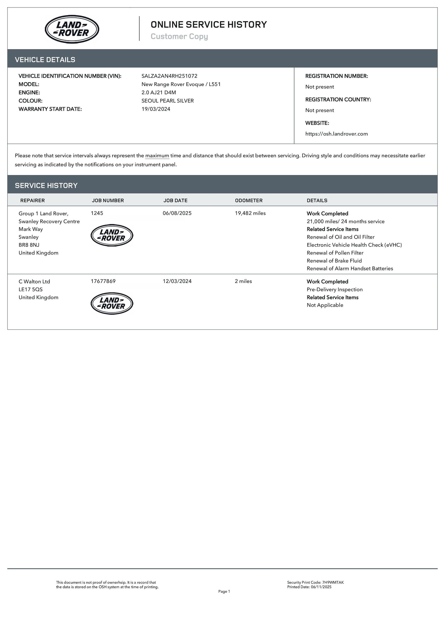 Used Land Rover Range Rover Evoque 2024 for sale - 76513288: Photo 4