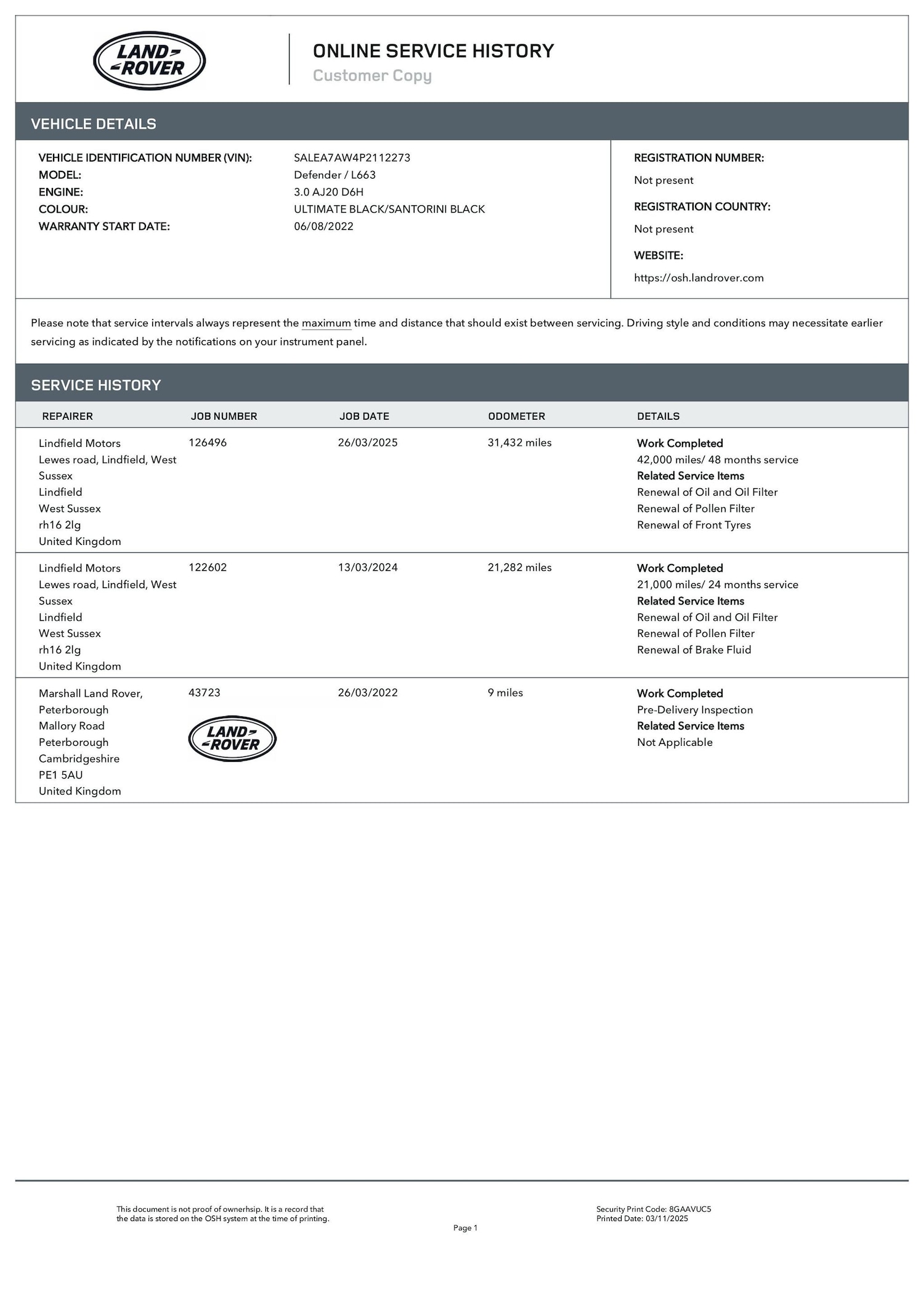 Used Land Rover Defender 2022 for sale - 76456649: Photo 4