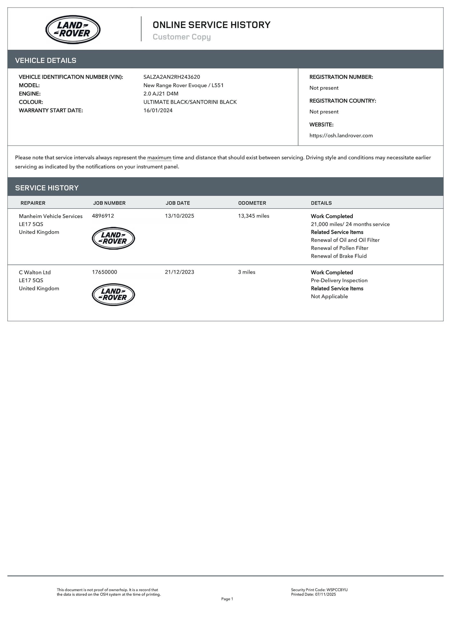 Used Land Rover Range Rover Evoque 2024 for sale - 77425232: Photo 4