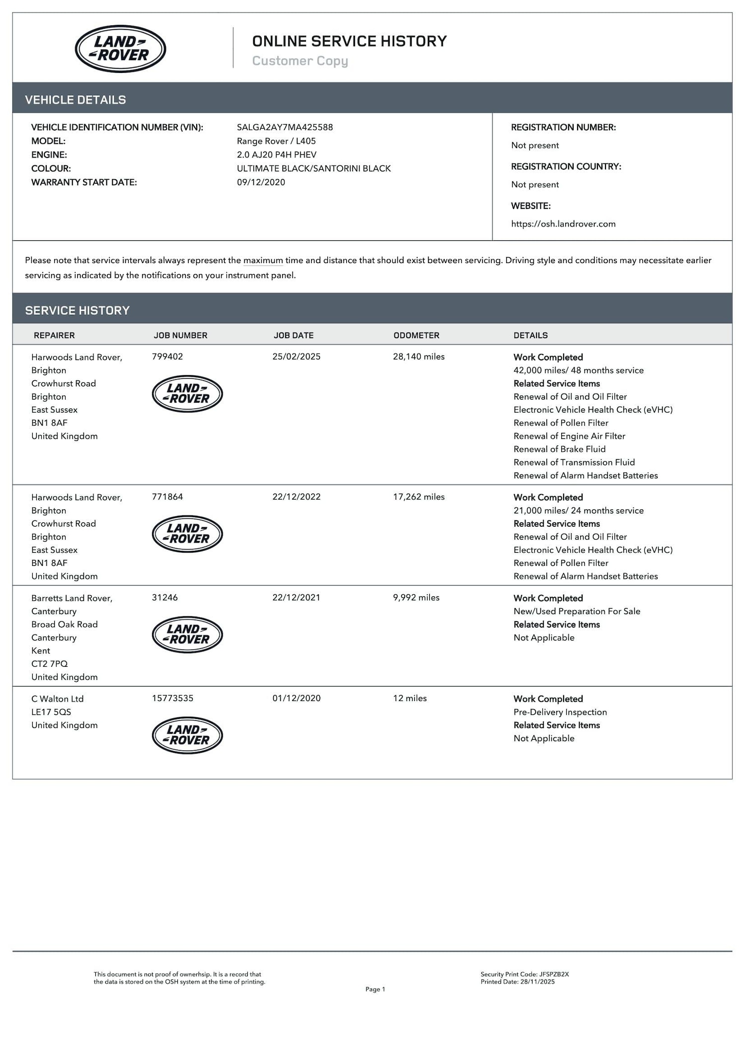 Used Land Rover Range Rover 2020 for sale - 76742789: Photo 4