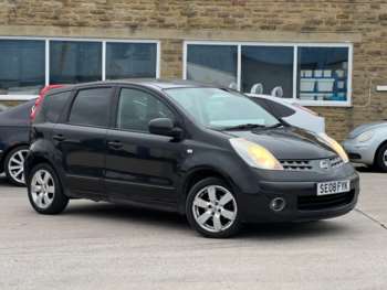 nissan note 2008 black