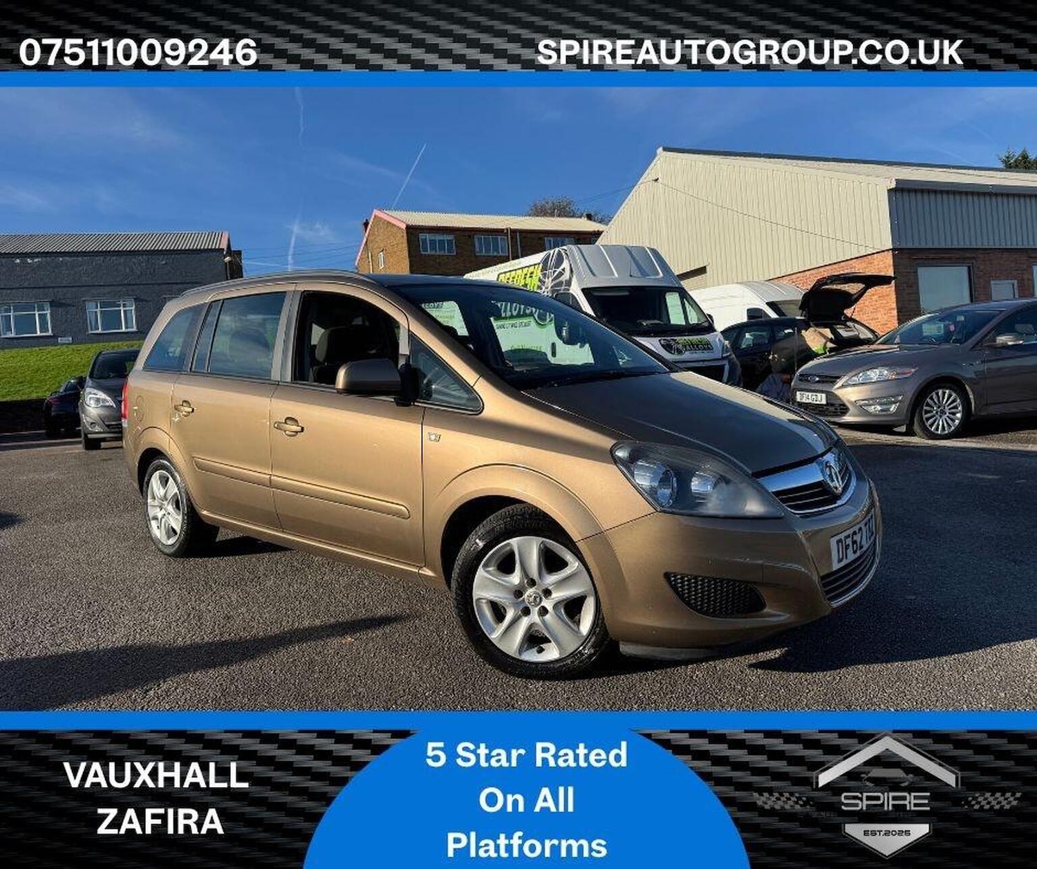 Used Vauxhall Zafira 2013 for sale - 76662693: Photo 1