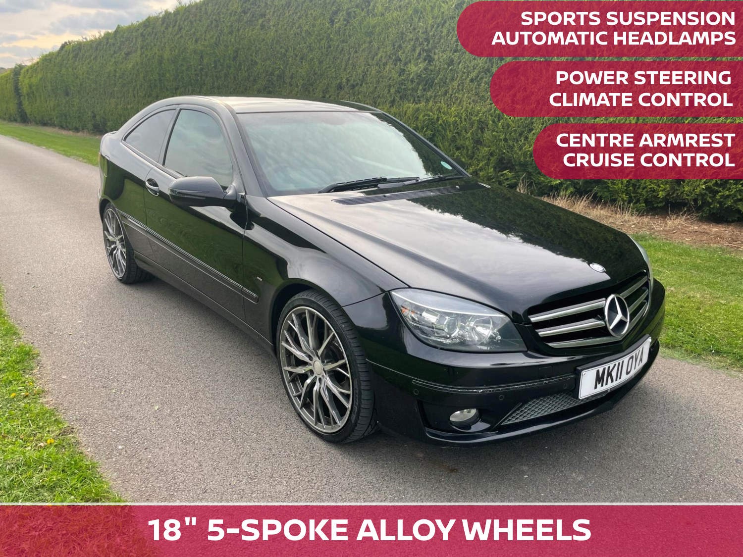 Mercedes-benz Clc class CLC 180K Sport 3dr Auto