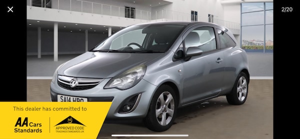 Used Vauxhall Corsa 2014 for sale - 75028623: Photo 3
