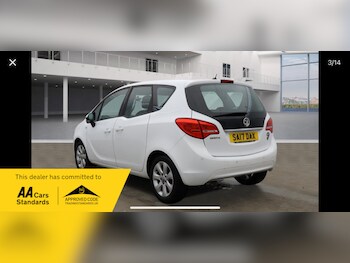 Used Vauxhall Meriva 2017 for sale - 76527297: Photo