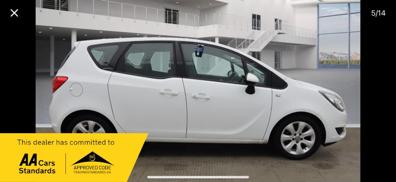 Used Vauxhall Meriva 2017 for sale - 76527297: Photo 5