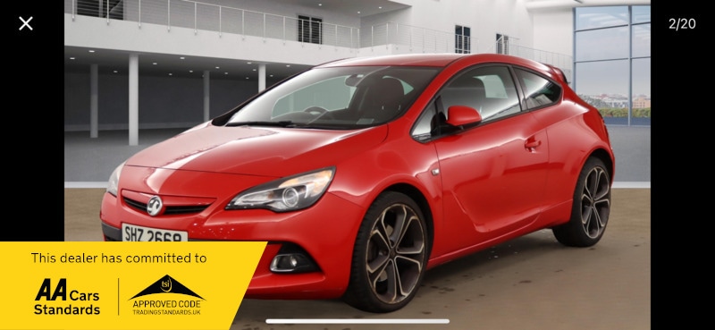 Used Vauxhall Astra GTC 2014 for sale - 76148444: Photo 1