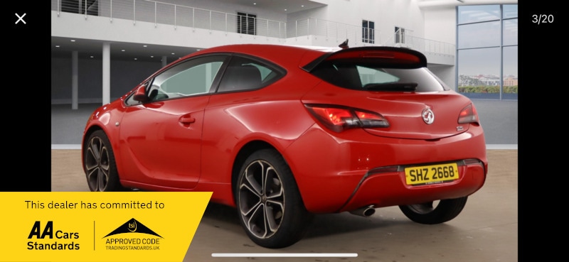 Used Vauxhall Astra GTC 2014 for sale - 76148444: Photo 4