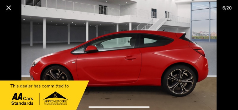 Used Vauxhall Astra GTC 2014 for sale - 76148444: Photo 7
