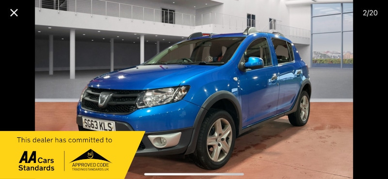 Used Dacia Sandero Stepway 2013 for sale - 76934972: Photo 2