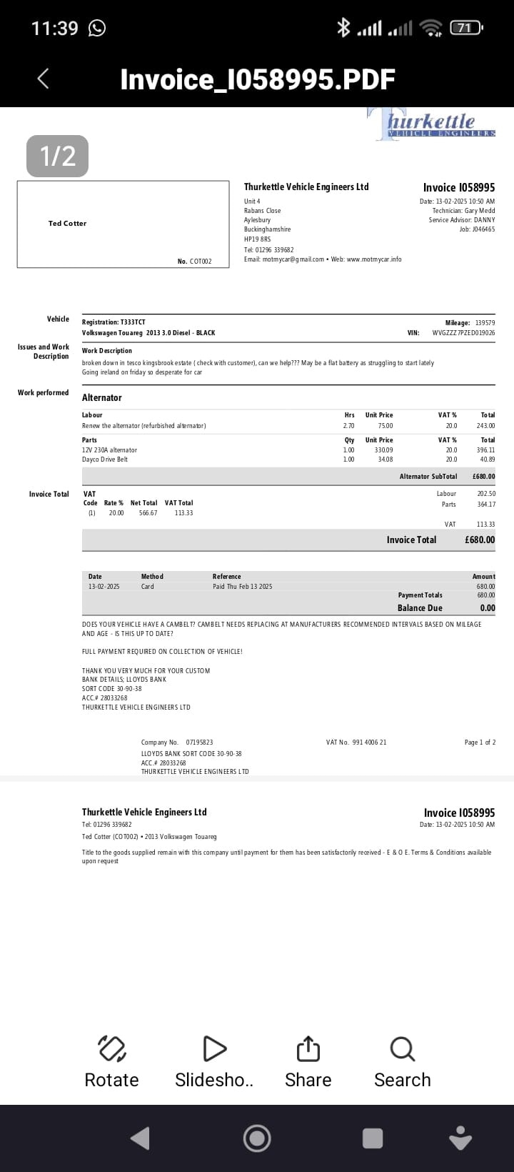 Used Volkswagen Touareg 2013 for sale - 77774520: Photo 39