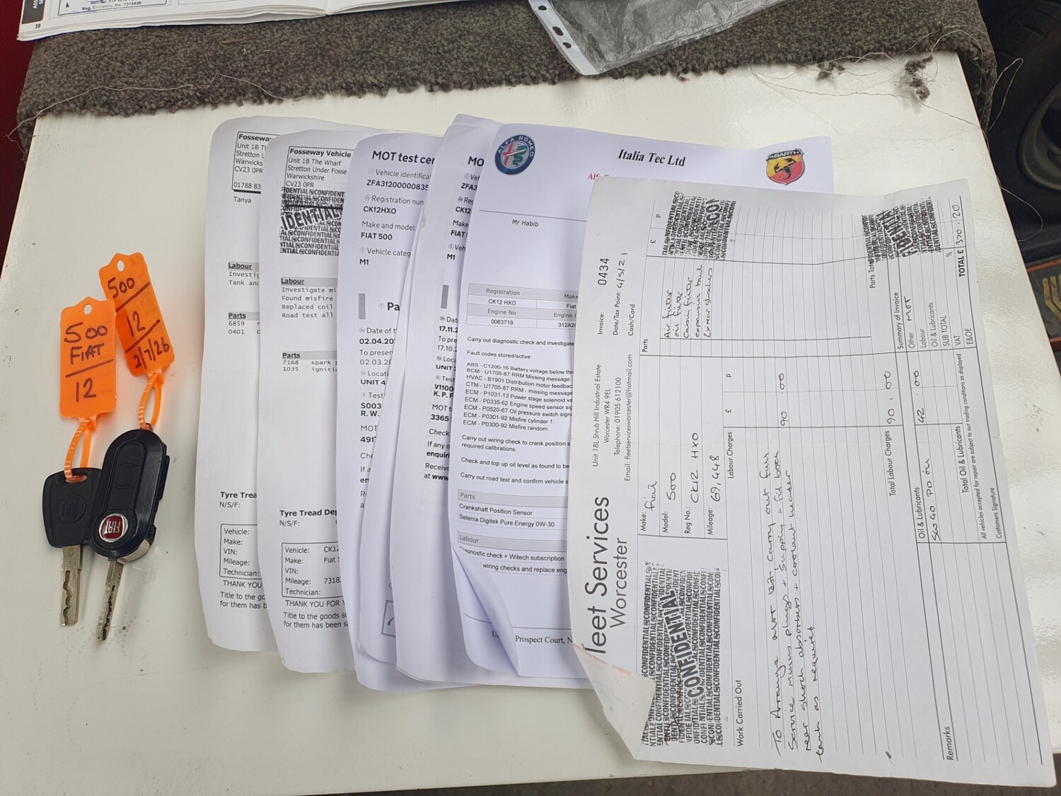 Used Fiat 500 2012 for sale - 77981183: Photo 44