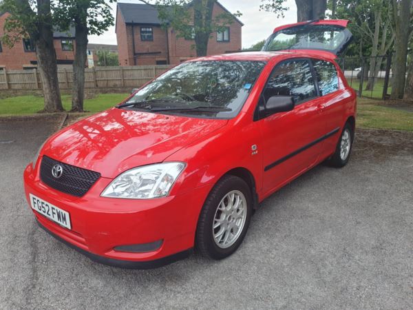 Cheap Toyota Corolla 2002 (52) - 1.4 VVT-i T2 3dr for sale in Wakefield, West Yorkshire