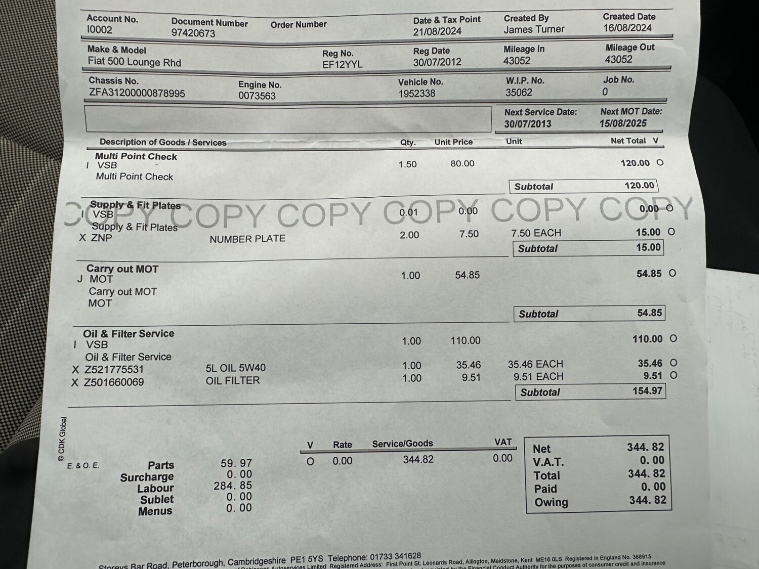 Used Fiat 500 2012 for sale - 78059400: Photo 28