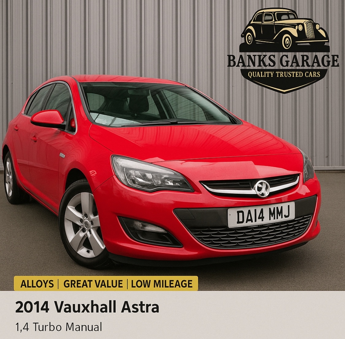 Used Vauxhall Astra 2014 for sale - 76865119: Photo 1