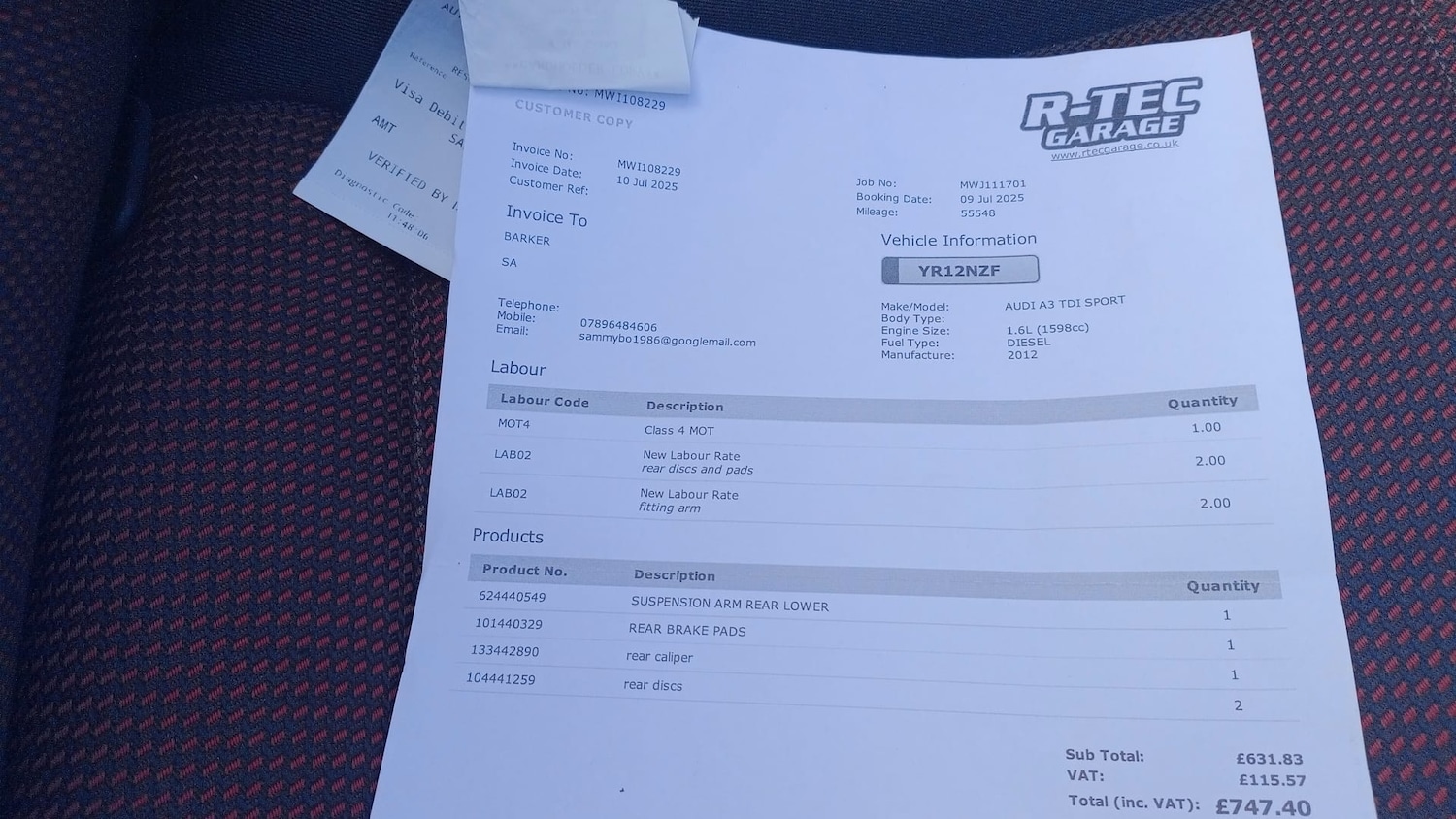 Used Audi A3 2012 for sale - 76101848: Photo 19