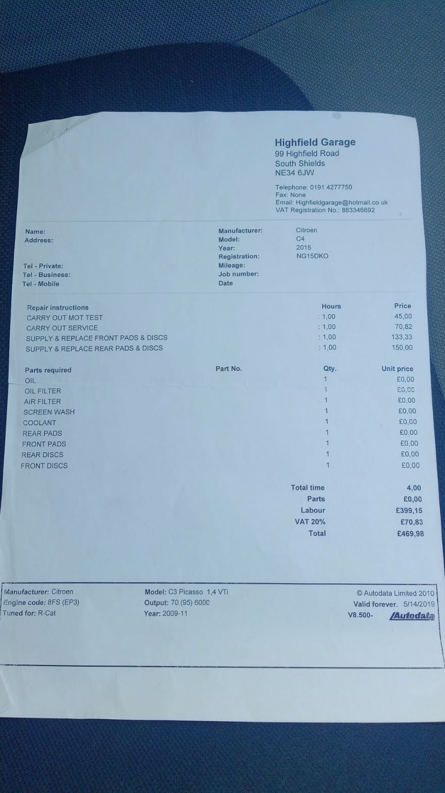 Used Citroen C4 Picasso 2015 for sale - 77568715: Photo 20