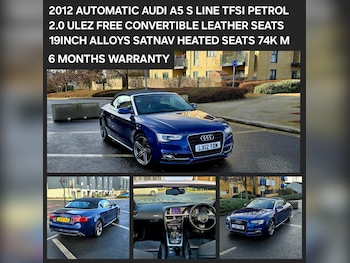 2012 (12) - 2.0T FSI S Line AUTOMATIC CONVERTIBLE LEATHER NEWLY SERVICED 2-Door