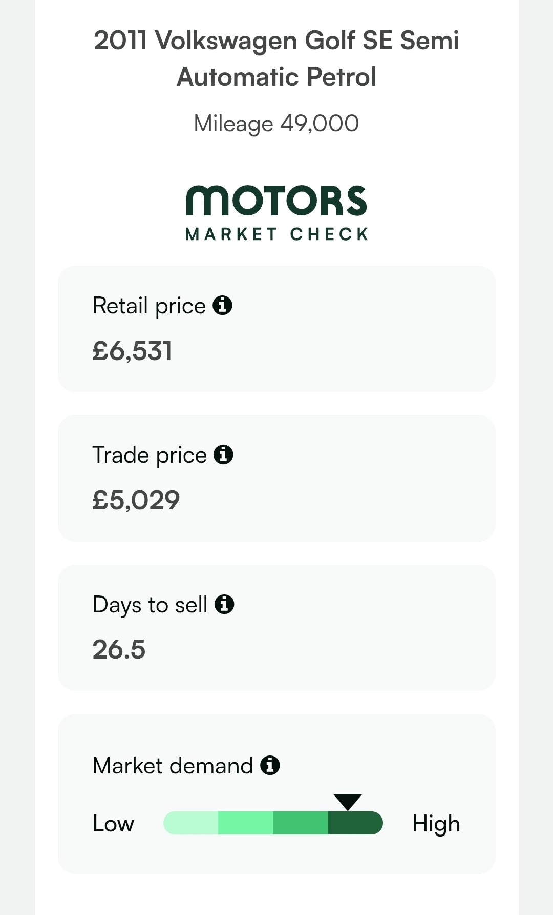 Used Volkswagen Golf 2011 for sale - 77478488: Photo 2