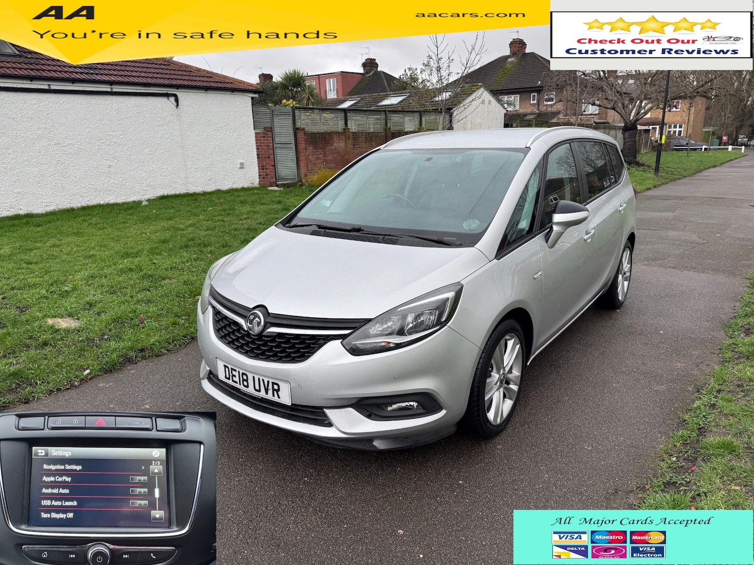 Used Vauxhall Zafira 2018 for sale - 77790411: Photo 3