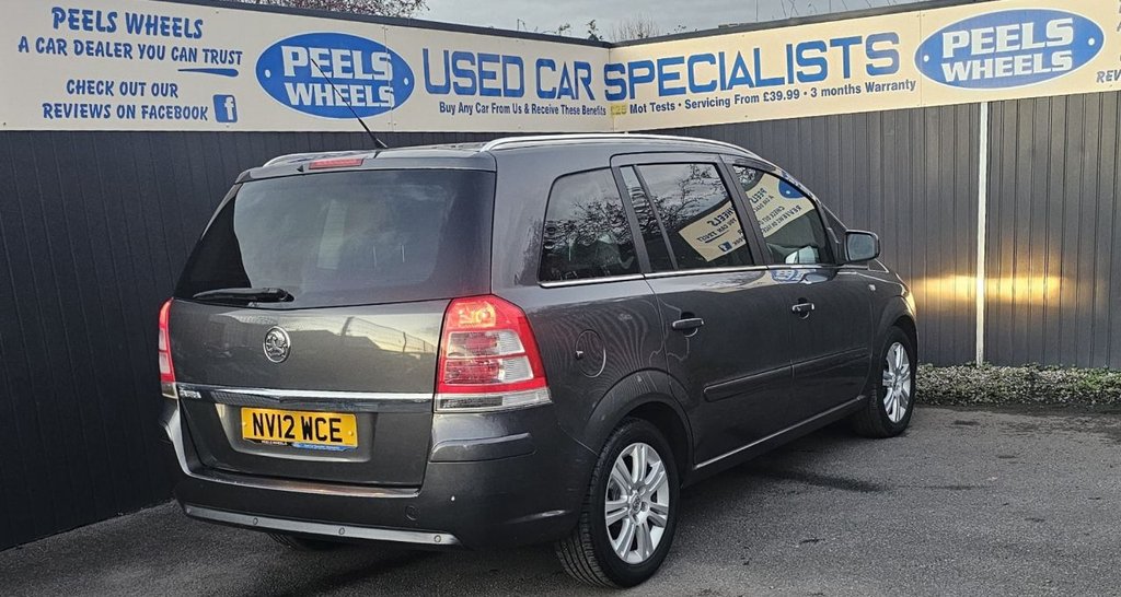 Used Vauxhall Zafira 2012 for sale - 76605102: Photo 6