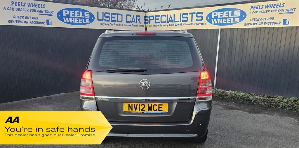 Used Vauxhall Zafira 2012 for sale - 76605102: Photo 7