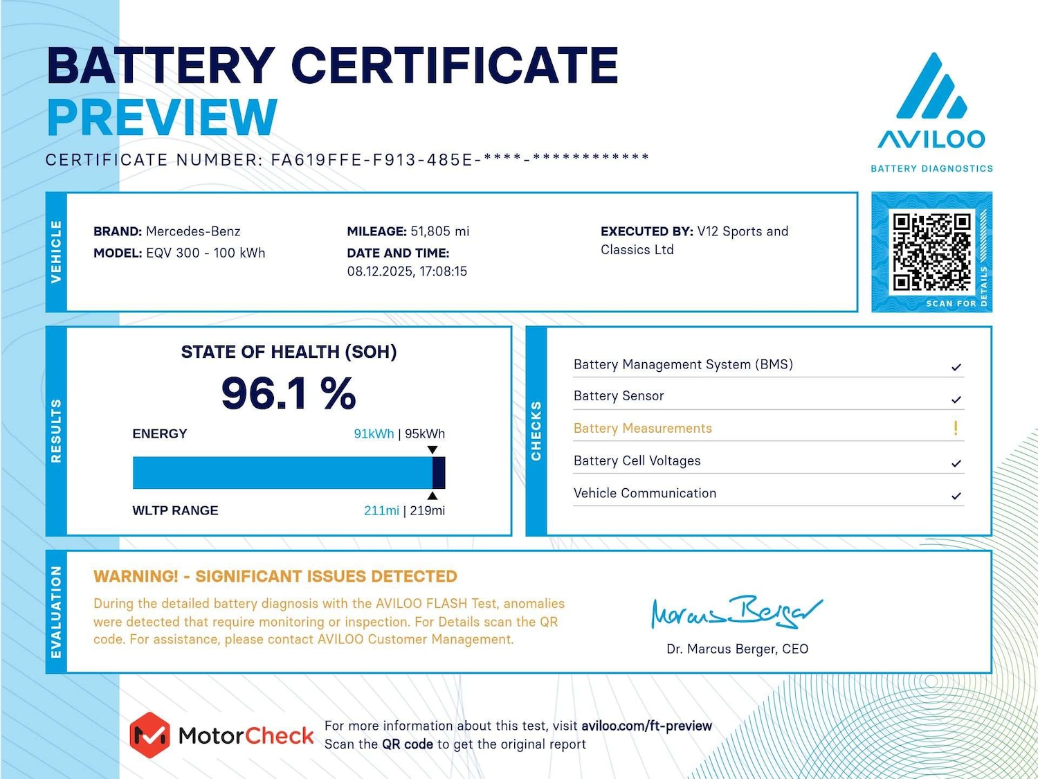 Used Mercedes-Benz EQV 2021 for sale - 77185631: Photo 2