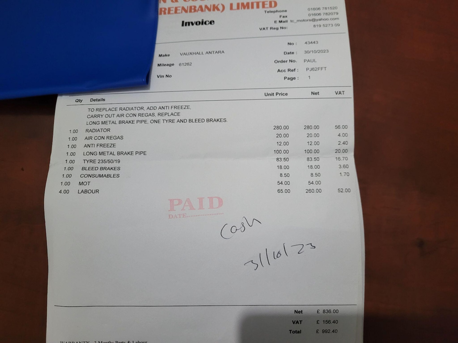 Used Vauxhall Antara 2012 for sale - 77440734: Photo 52