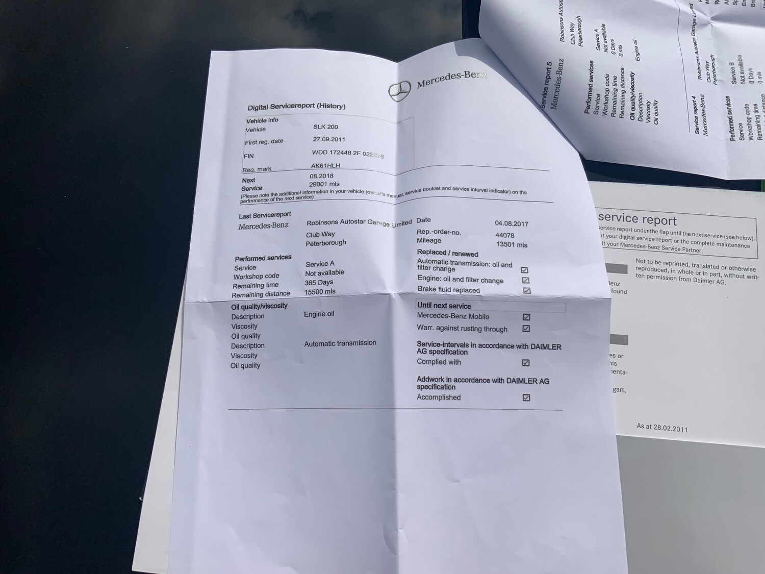 Used Mercedes-Benz SLK 2011 for sale - 77927778: Photo 7