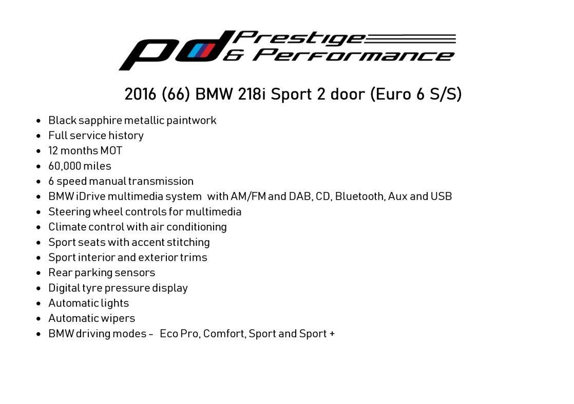 Used BMW 2 Series 2016 for sale - 76781117: Photo 12