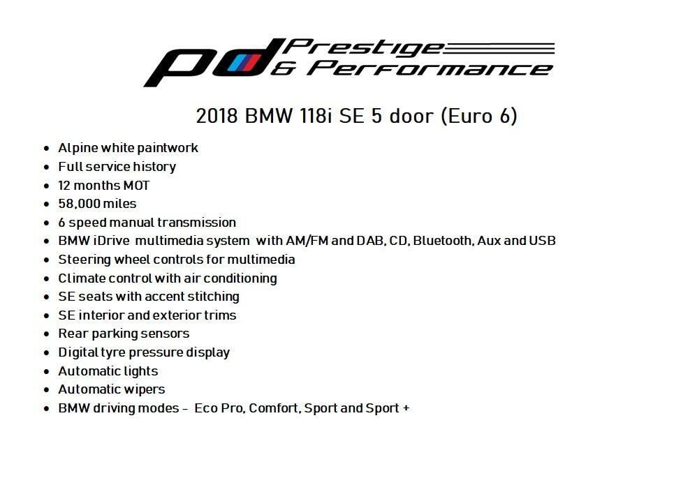 Used BMW 1 Series 2018 for sale - 78170925: Photo 7