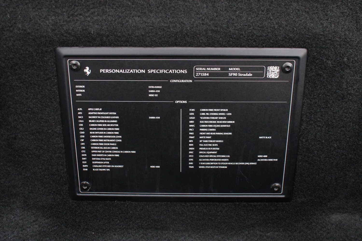 Used Ferrari SF90 Stradale 2021 for sale - 76987678: Photo 59