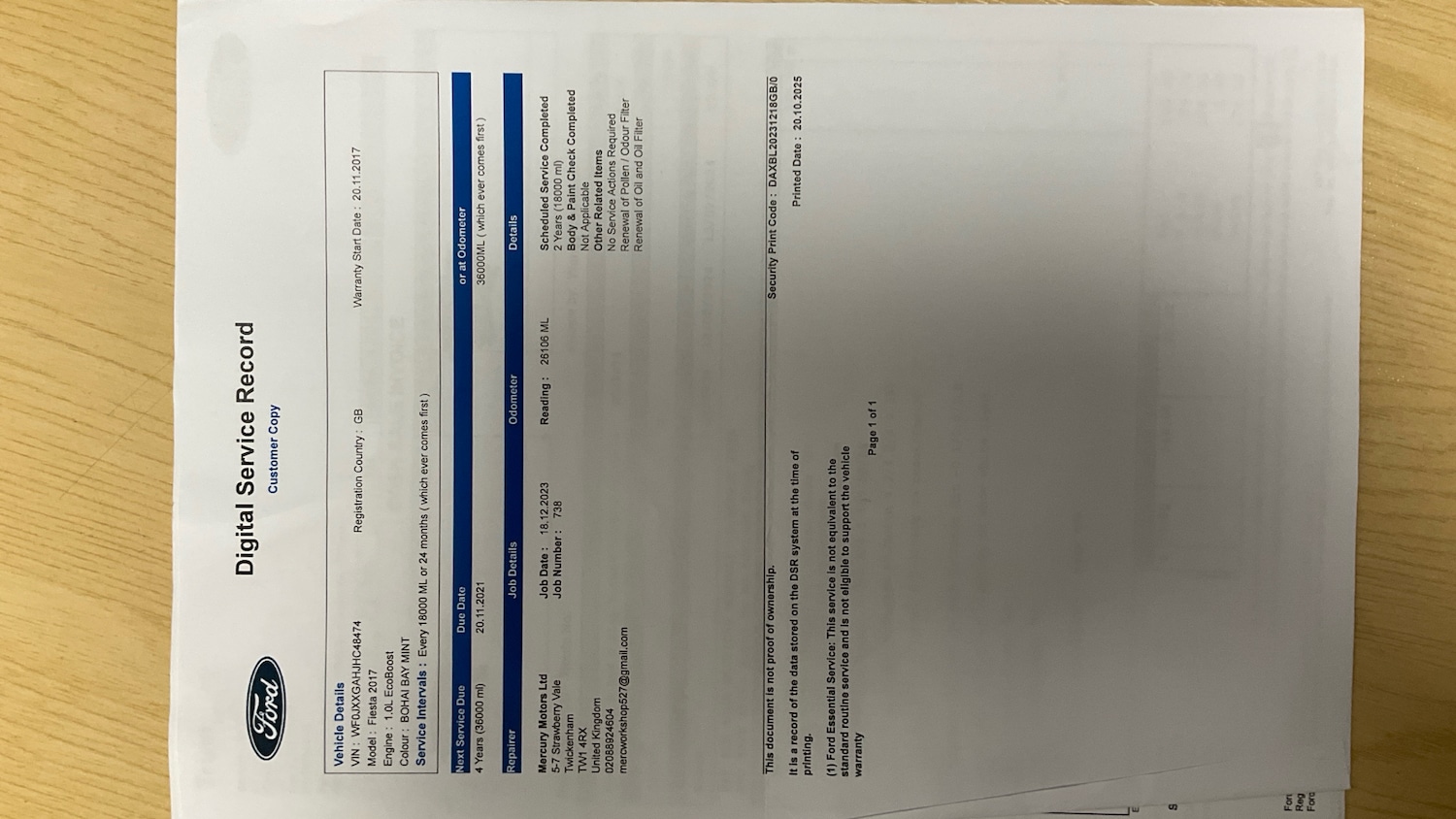 Used Ford Fiesta 2017 for sale - 77482205: Photo 38