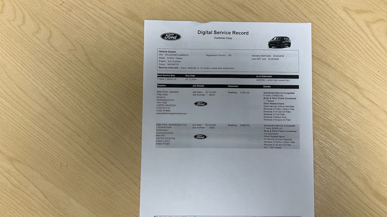 Used Ford S-Max 2018 for sale - 77676190: Photo 36