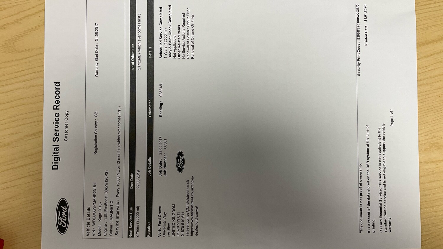 Used Ford Kuga 2017 for sale - 77728947: Photo 40