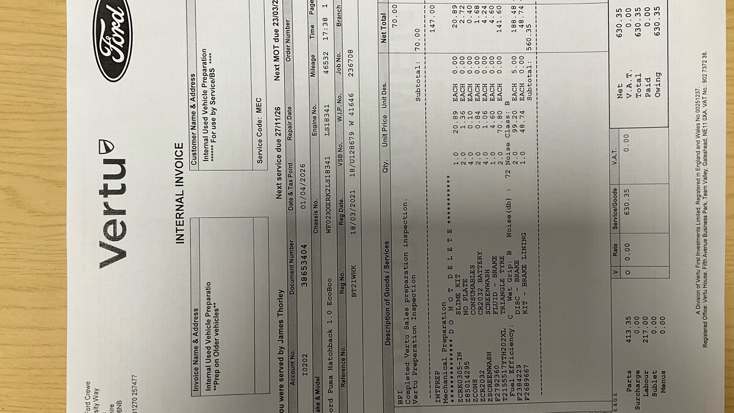 Used Ford Puma 2021 for sale - 78136503: Photo 42