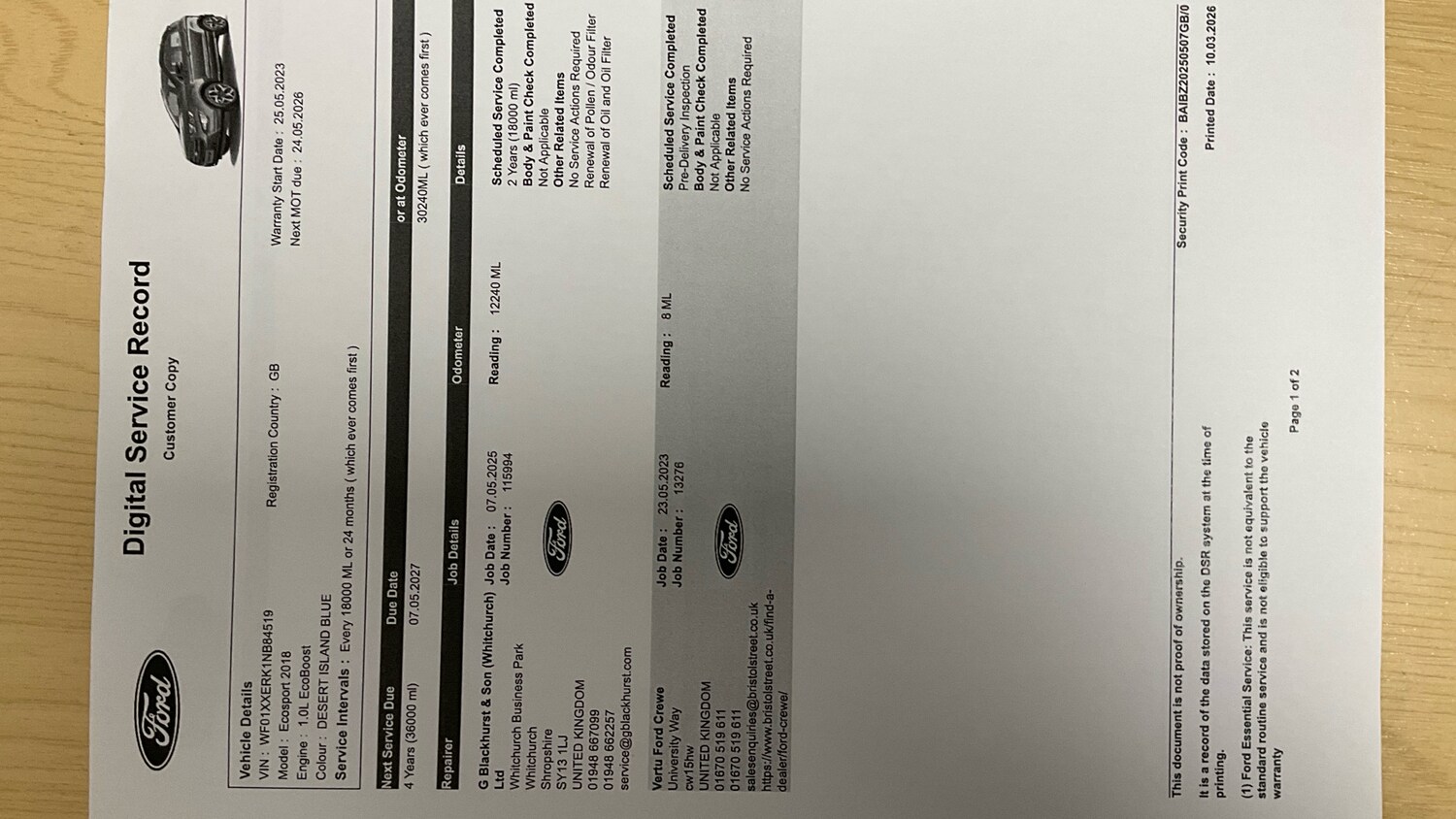 Used Ford Ecosport 2023 for sale - 77931564: Photo 39