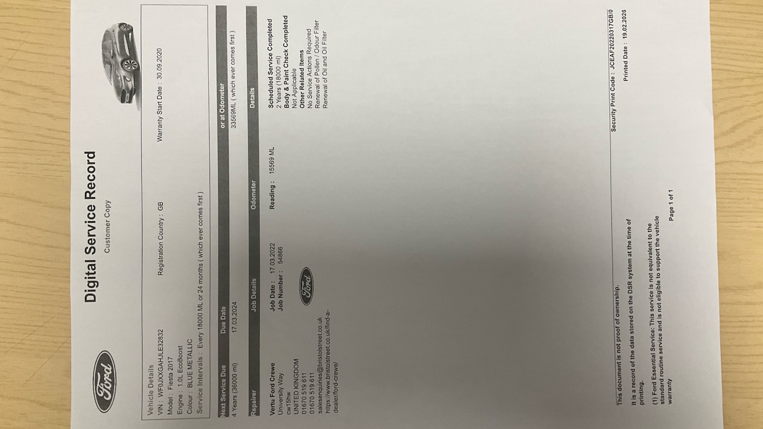 Used Ford Fiesta 2020 for sale - 77796786: Photo 36