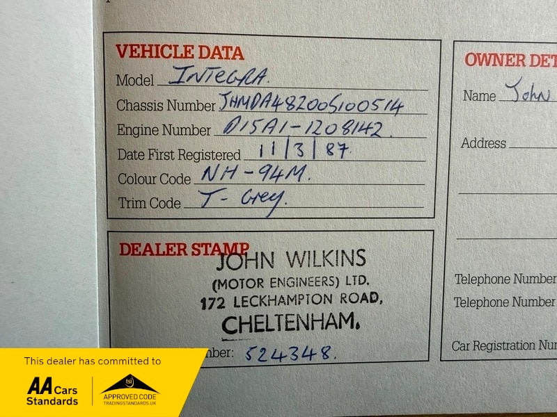 Used Honda Integra 1987 for sale - 77897742: Photo 21