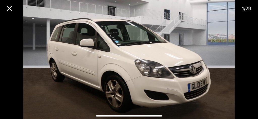 Used Vauxhall Zafira 2013 for sale - 77302707: Photo 1